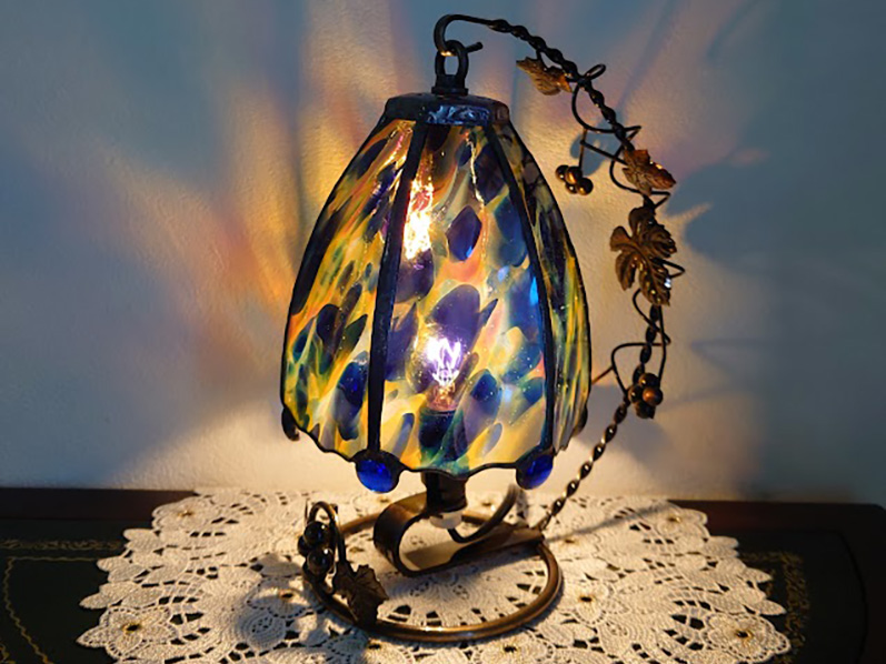 ステンドグラス工房 Blue glass